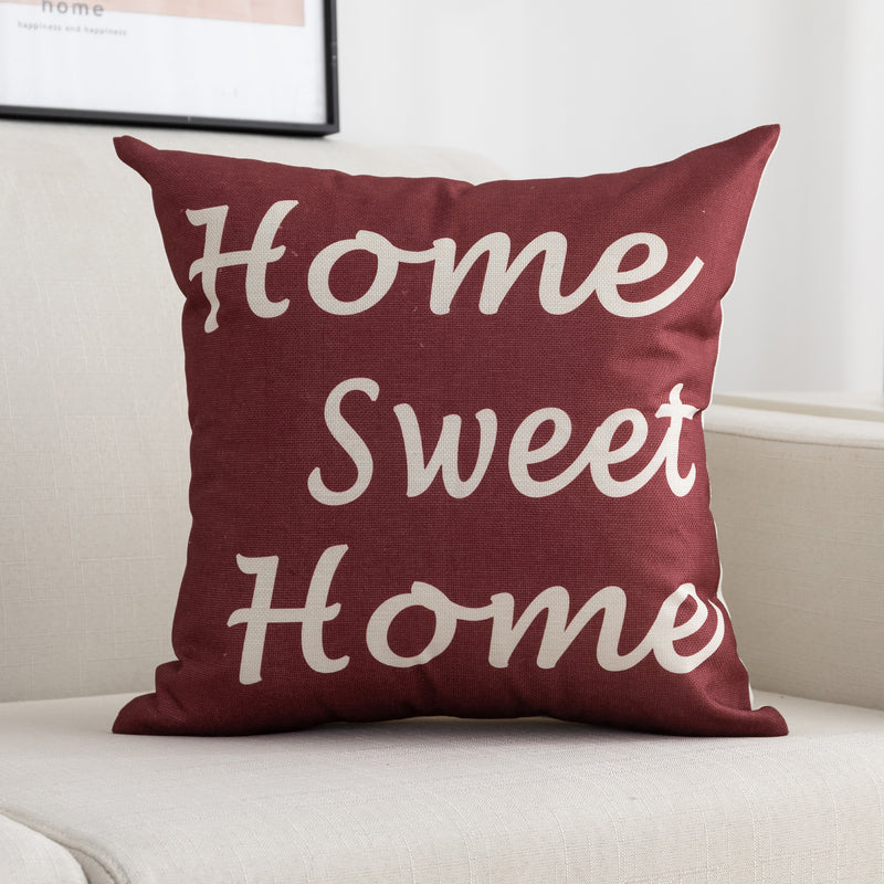 FEDERA CUSCINO RED SWEET HOME 4PZ 45X45CM