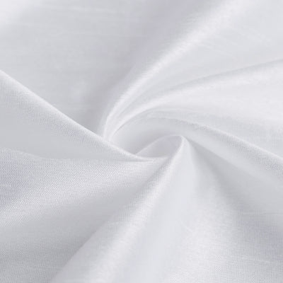 COPPIA TENDE NASSO SEMI COPRENTI SIMIL SETA 2X70X145CM BIANCO