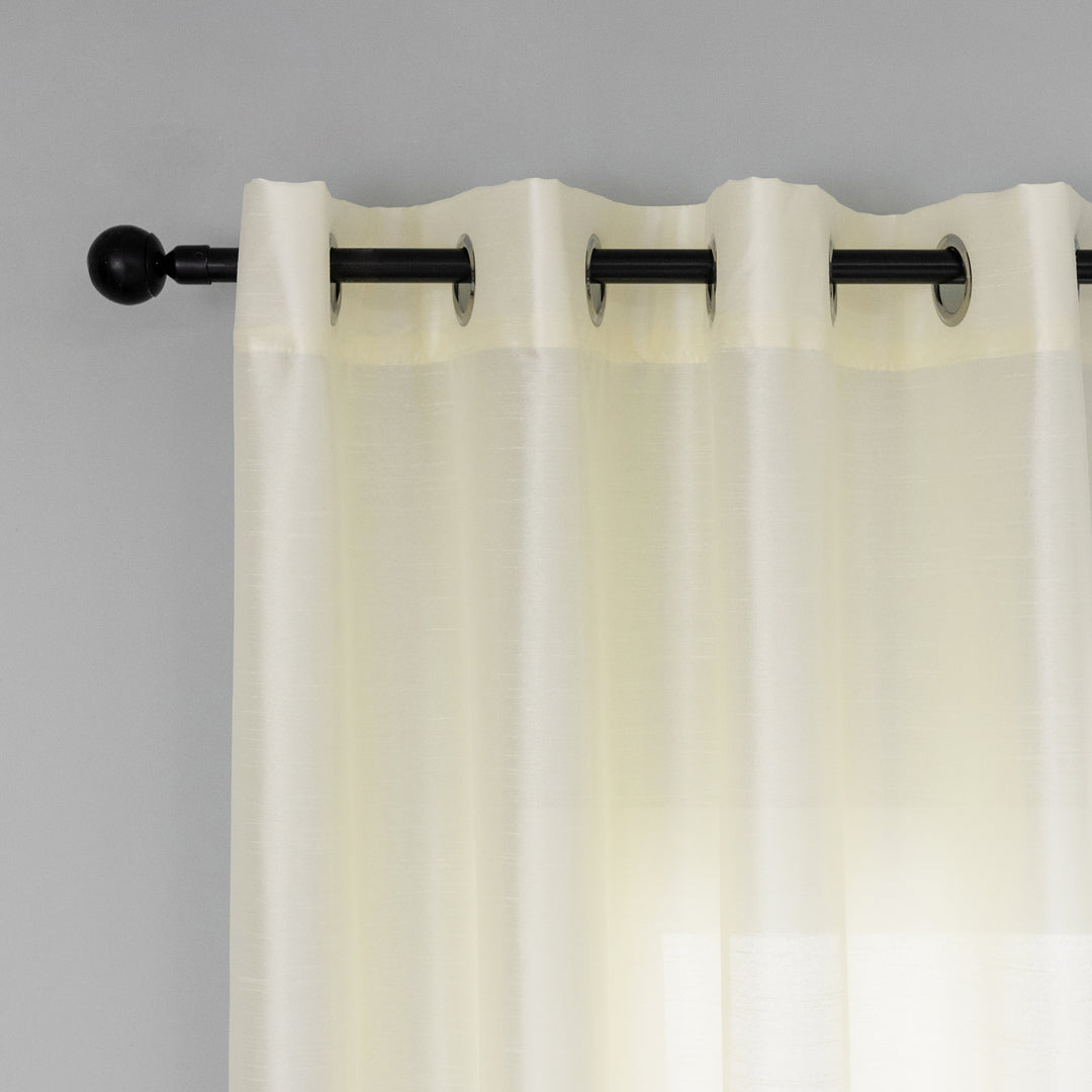 Tenda Nasso semi coprente simil seta crema