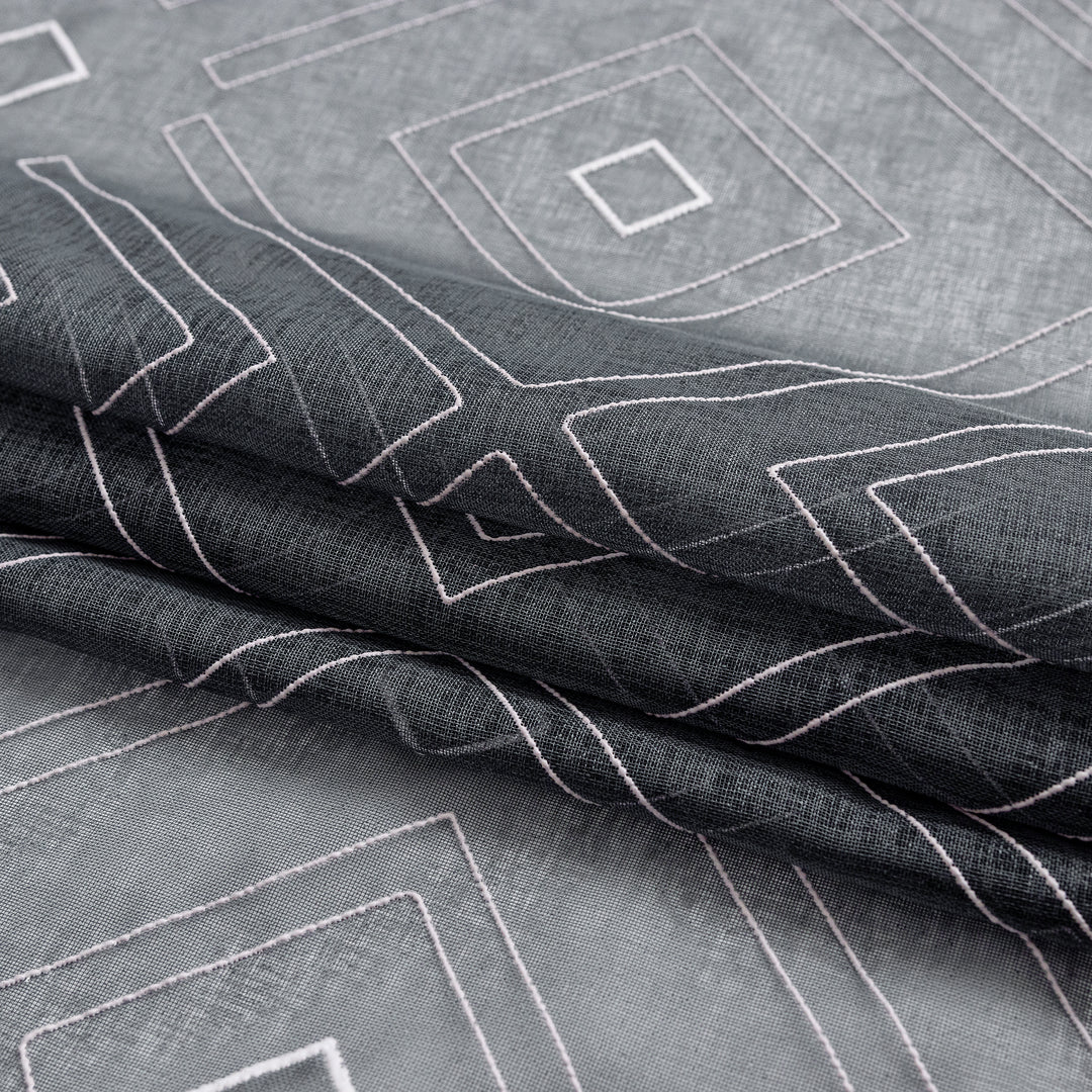 TENDA FIILTRANTE FANTASIA A ROMBI 1 PANNELLO 140X285CM GRIGIO
