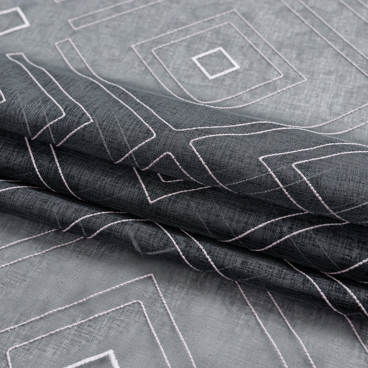 TENDA FIILTRANTE FANTASIA A ROMBI 1 PANNELLO 140X285CM GRIGIO