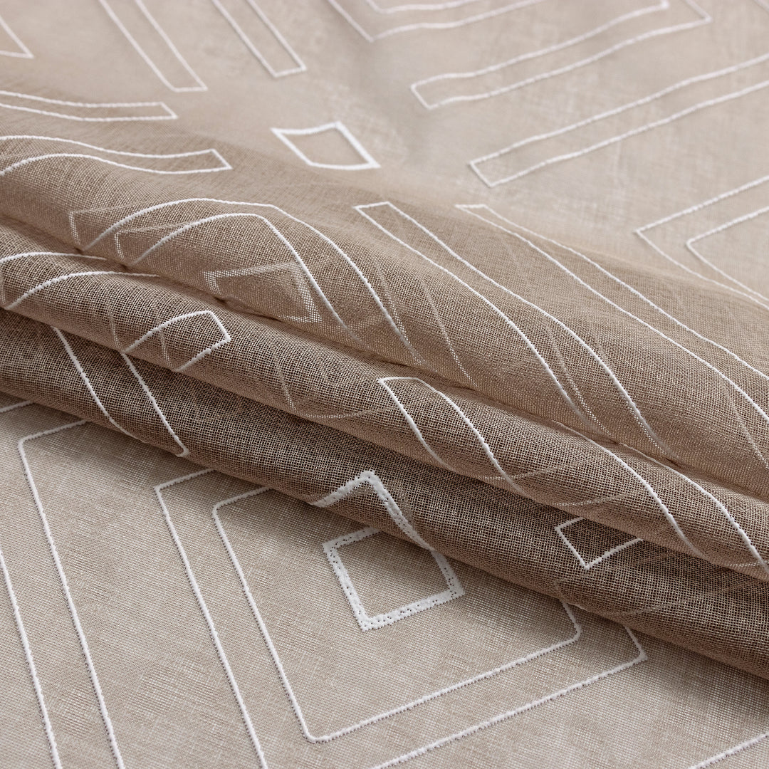 TENDA FILTRANTE FANTASIA A ROMBI 1 PANNELLO 140X285CM MARRONE