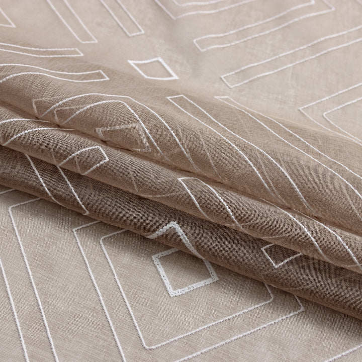 TENDA FILTRANTE FANTASIA A ROMBI 1 PANNELLO 140X285CM MARRONE
