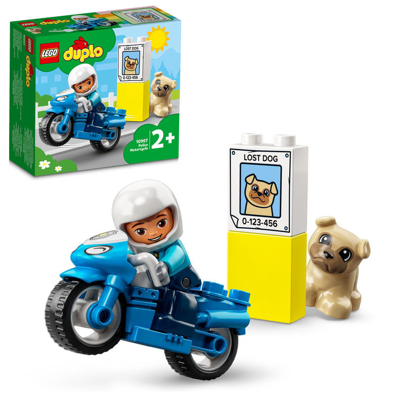 LEGO 10967 DUPLO TOWN MOTOCICLETTA DELLA POLIZIA