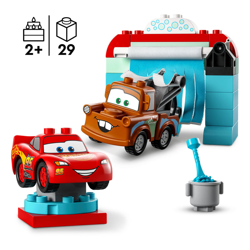 LEGO 10996 DUPLO DISNEY TM DIVERTIMENTO ALL’AUTOLAVAGGIO CON SAETTA MCQUEEN E CRICCHETTO