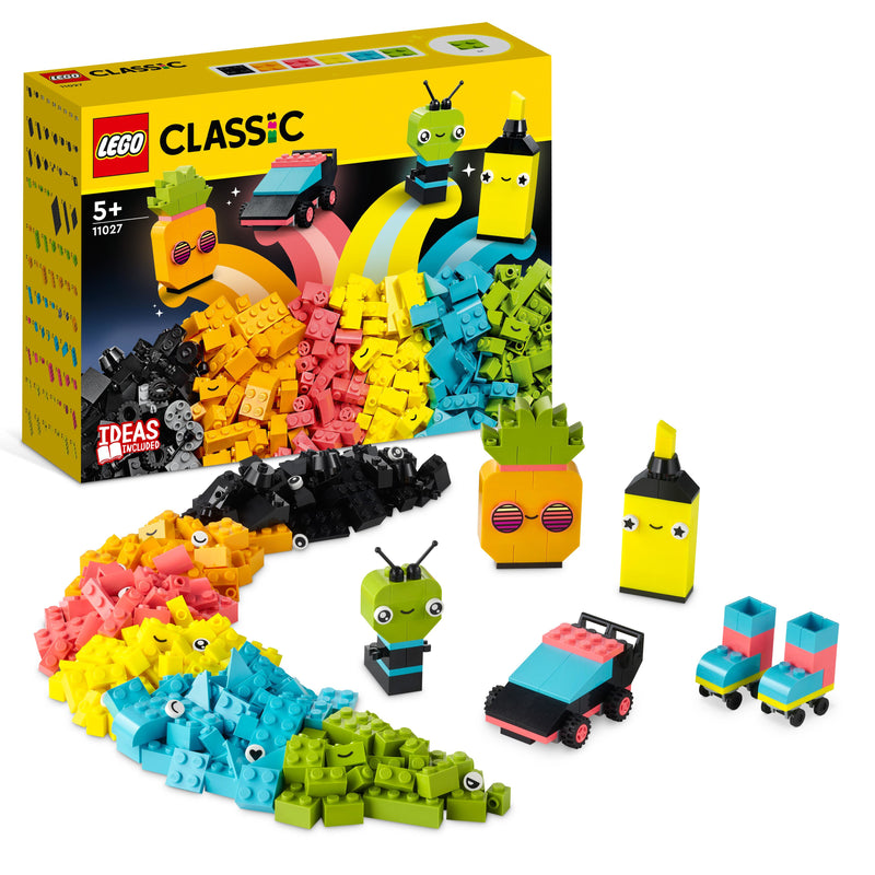 LEGO 11027 CLASSIC DIVERTIMENTO CREATIVO - NEON