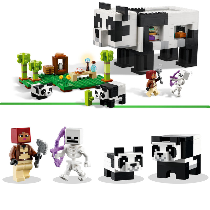 LEGO 21245 MINECRAFT IL RIFUGIO DEL PANDA