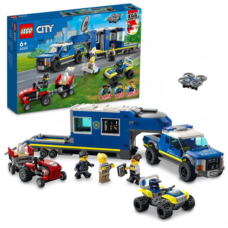 LEGO 60315 CITY POLICE CAMION CENTRO DI COMANDO DELLA POLIZIA