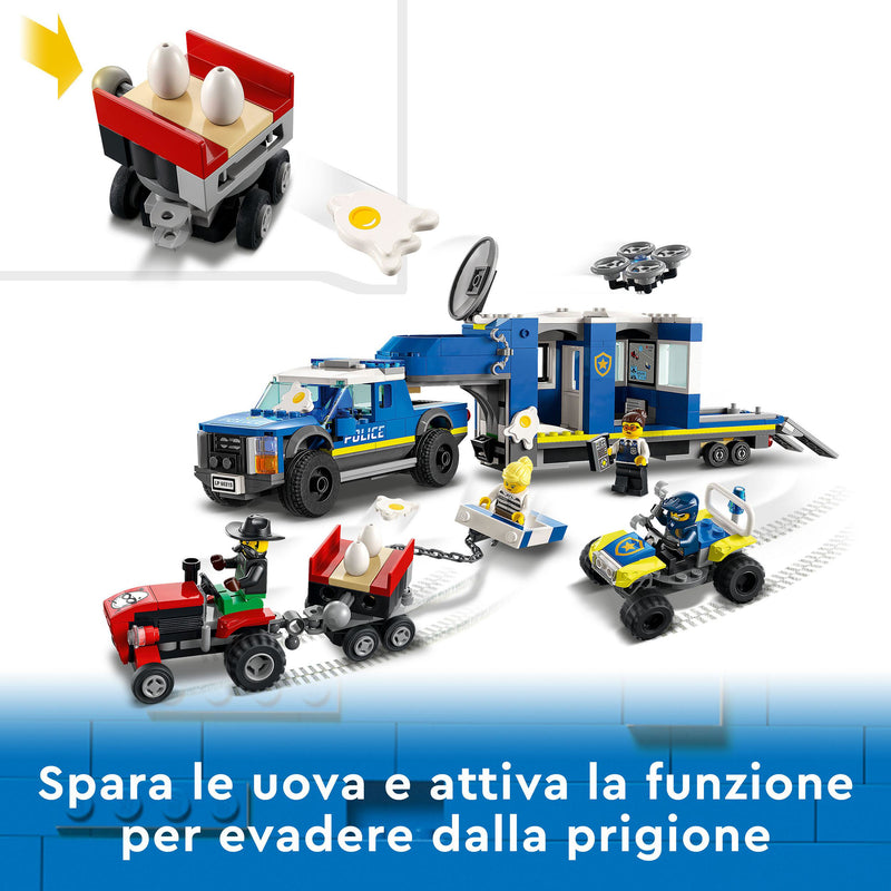 LEGO 60315 CITY POLICE CAMION CENTRO DI COMANDO DELLA POLIZIA