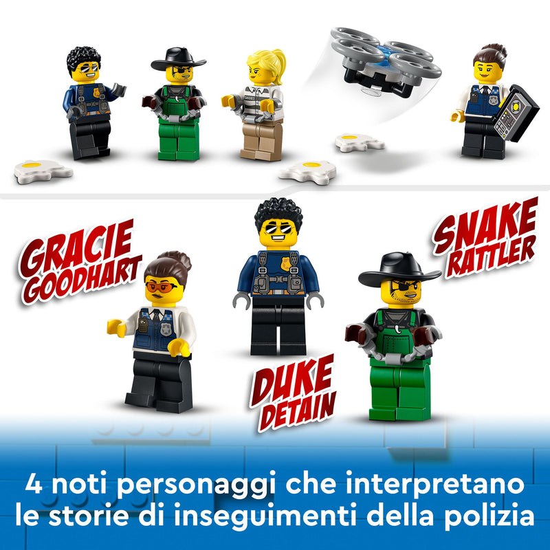 LEGO 60315 CITY POLICE CAMION CENTRO DI COMANDO DELLA POLIZIA