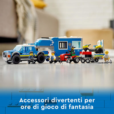 LEGO 60315 CITY POLICE CAMION CENTRO DI COMANDO DELLA POLIZIA