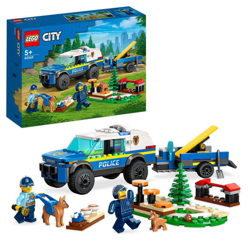 LEGO 60369 CITY POLICE ADDESTRAMENTO CINOFILO MOBILE