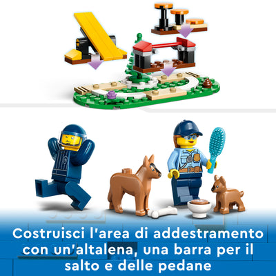 LEGO 60369 CITY POLICE ADDESTRAMENTO CINOFILO MOBILE