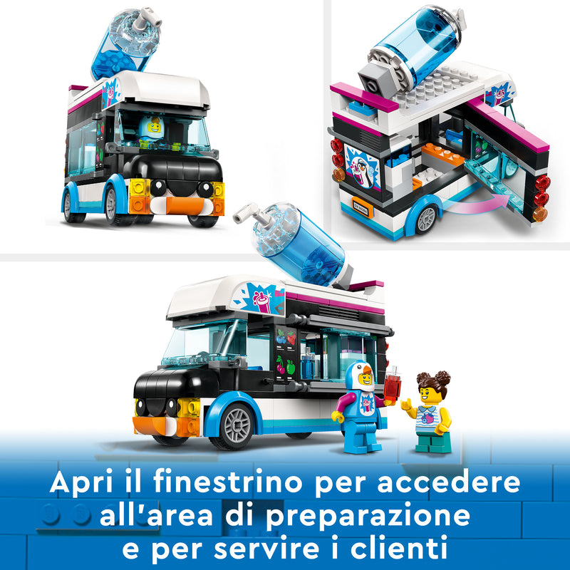 LEGO 60384 CITY GREAT VEHICLES IL FURGONCINO DELLE GRANITE DEL PINGUINO