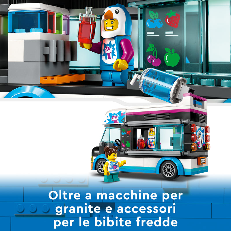 LEGO 60384 CITY GREAT VEHICLES IL FURGONCINO DELLE GRANITE DEL PINGUINO