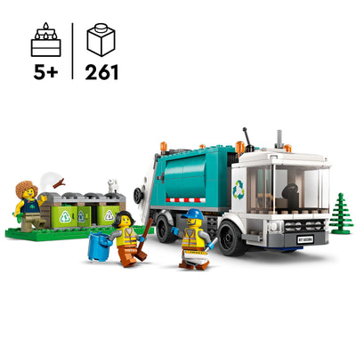 LEGO 60386 CITY GREAT VEHICLES CAMION PER IL RICICLAGGIO DEI RIFIUTI