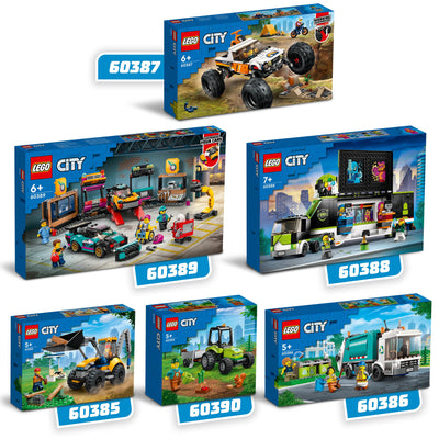 LEGO 60386 CITY GREAT VEHICLES CAMION PER IL RICICLAGGIO DEI RIFIUTI