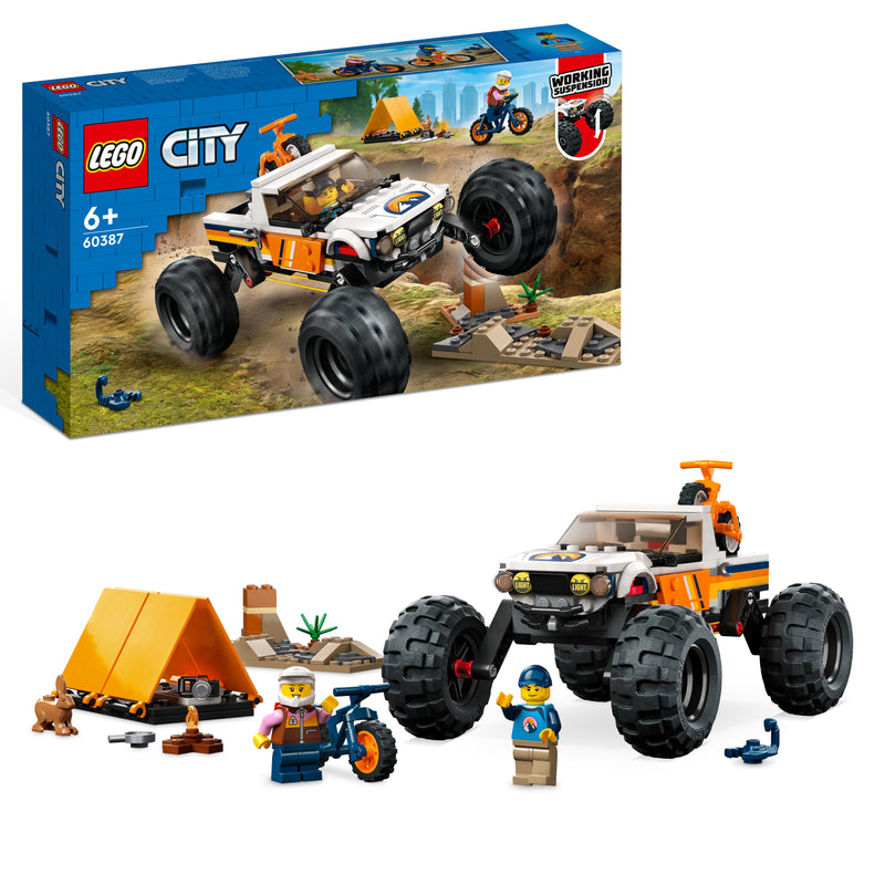 LEGO 60387 CITY GREAT VEHICLES AVVENTURE SUL FUORISTRADA 4X4