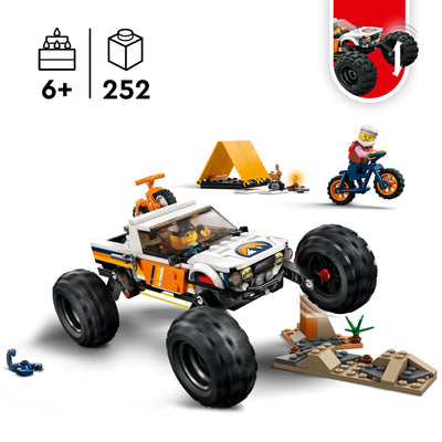 LEGO 60387 CITY GREAT VEHICLES AVVENTURE SUL FUORISTRADA 4X4