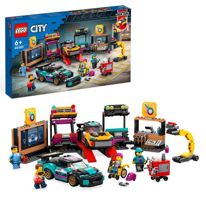 LEGO 60389 CITY GREAT VEHICLES GARAGE AUTO PERSONALIZZATO