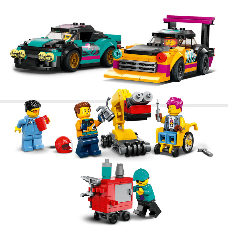 LEGO 60389 CITY GREAT VEHICLES GARAGE AUTO PERSONALIZZATO