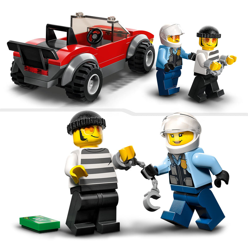 LEGO 60392 CITY POLICE INSEGUIMENTO SULLA MOTO DELLA POLIZIA