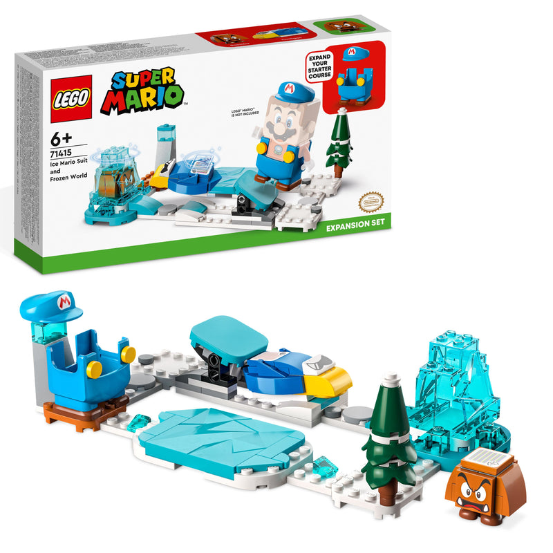 LEGO 71415 SUPER MARIO PACK DI ESPANSIONE COSTUME DI MARIO GHIACCIO E MONDO GHIACCIATO