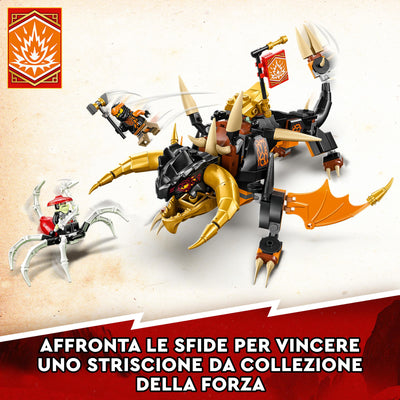 LEGO 71782 NINJAGO DRAGO DI TERRA DI COLE -  EVOLUTION