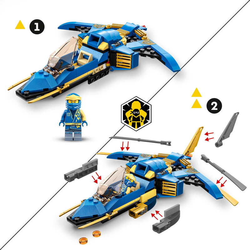 LEGO 71784 NINJAGO JET-FULMINE DI JAY - EVOLUTION