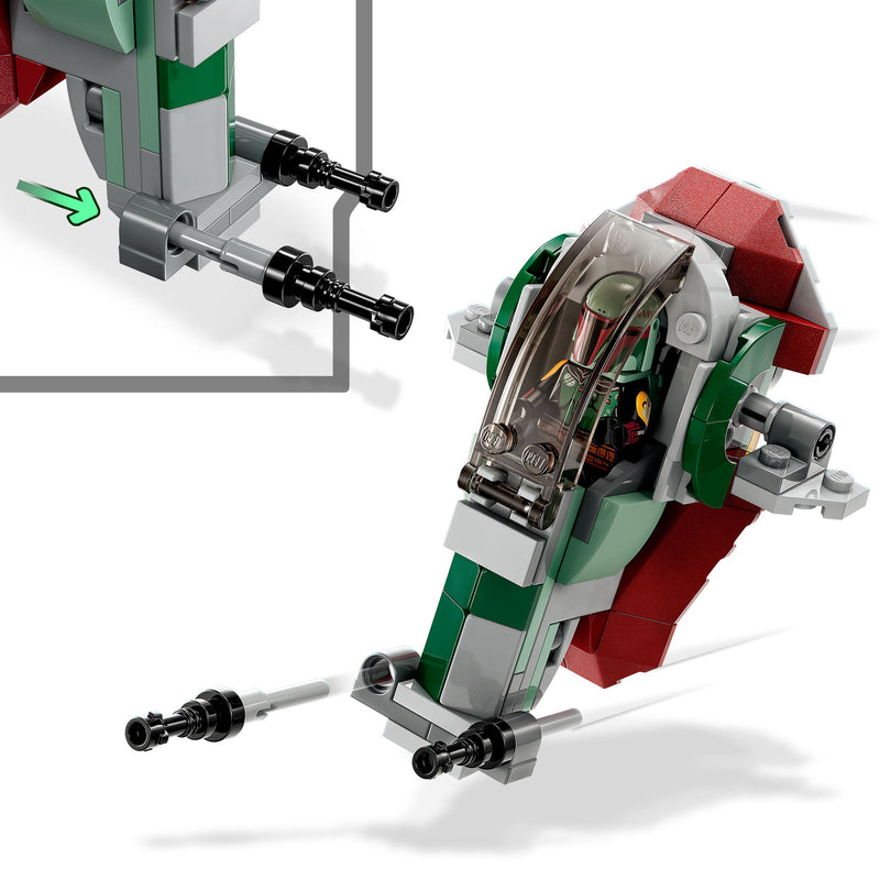 LEGO 75344 STAR WARS ASTRONAVE DI BOBA FETT MICROFIGHTER