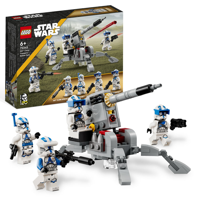 LEGO 75345 STAR WARS BATTLE PACK CLONE TROOPERS LEGIONE 501