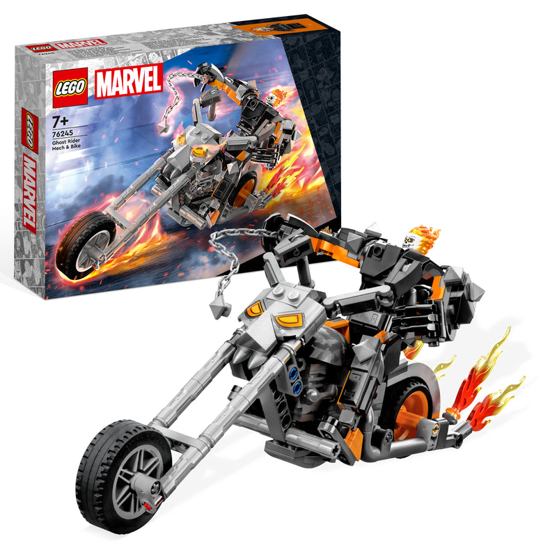 LEGO 76245 SUPER HEROES MECH E MOTO DI GHOST RIDER