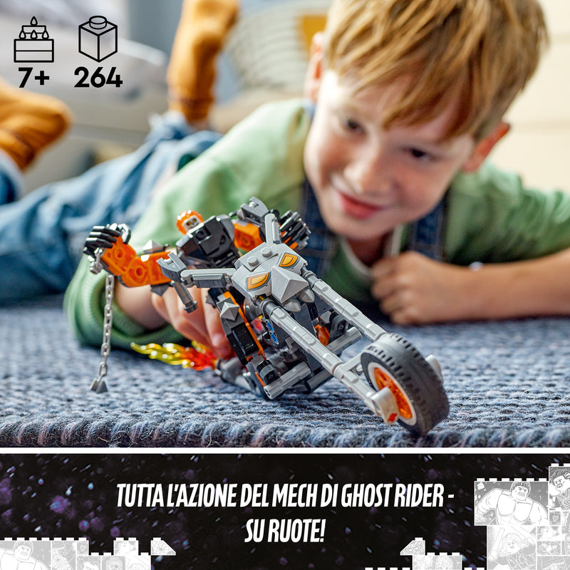 LEGO 76245 SUPER HEROES MECH E MOTO DI GHOST RIDER