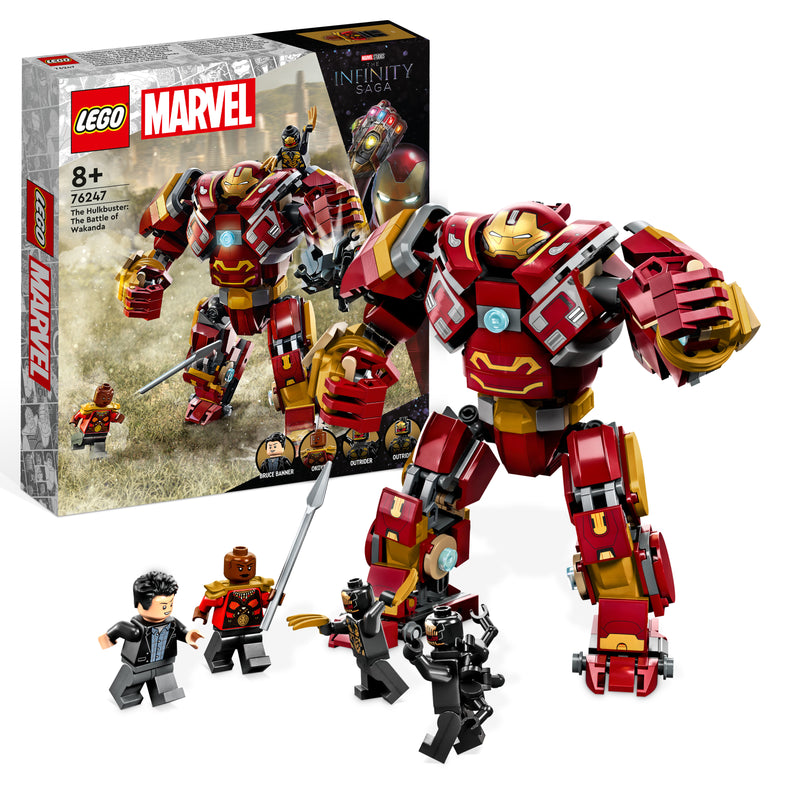 LEGO 76247 SUPER HEROES HULKBUSTER: LA BATTAGLIA DI WAKANDA