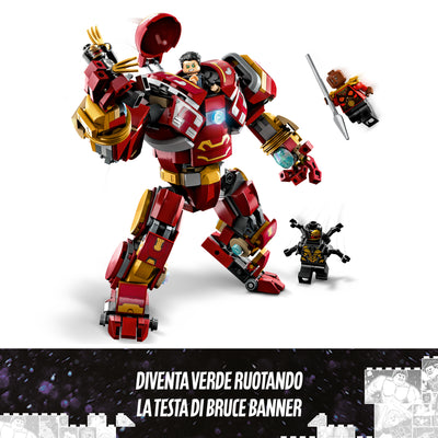 LEGO 76247 SUPER HEROES HULKBUSTER: LA BATTAGLIA DI WAKANDA