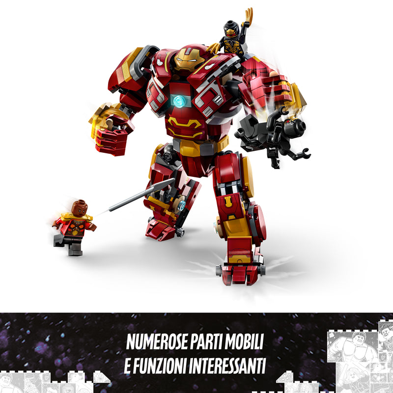 LEGO 76247 SUPER HEROES HULKBUSTER: LA BATTAGLIA DI WAKANDA