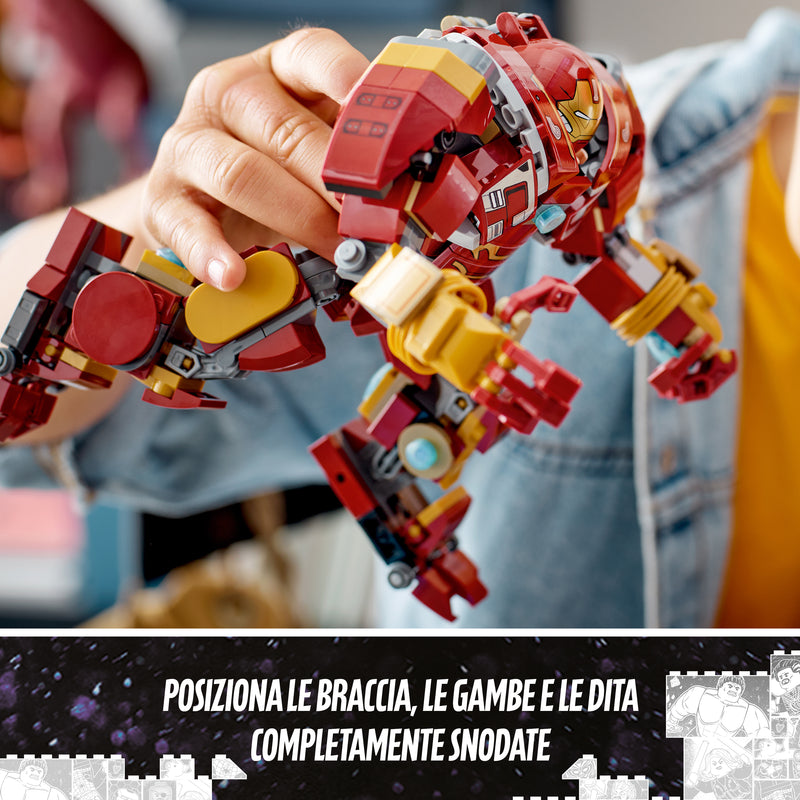 LEGO 76247 SUPER HEROES HULKBUSTER: LA BATTAGLIA DI WAKANDA