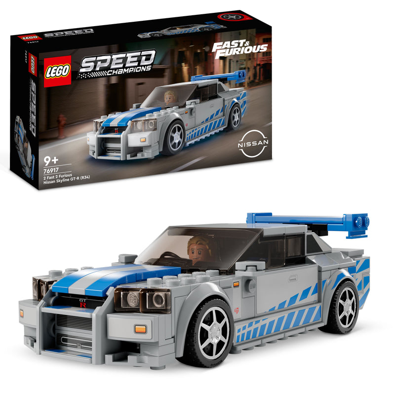 LEGO 76917 SPEED CHAMPIONS 2 FAST 2 FURIOUS NISSAN SKYLINE GT-R (R34)