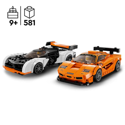 LEGO 76918 SPEED CHAMPIONS MCLAREN SOLUS GT & MCLAREN F1 LM