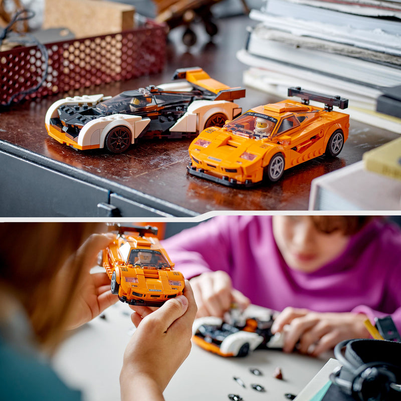 LEGO 76918 SPEED CHAMPIONS MCLAREN SOLUS GT & MCLAREN F1 LM